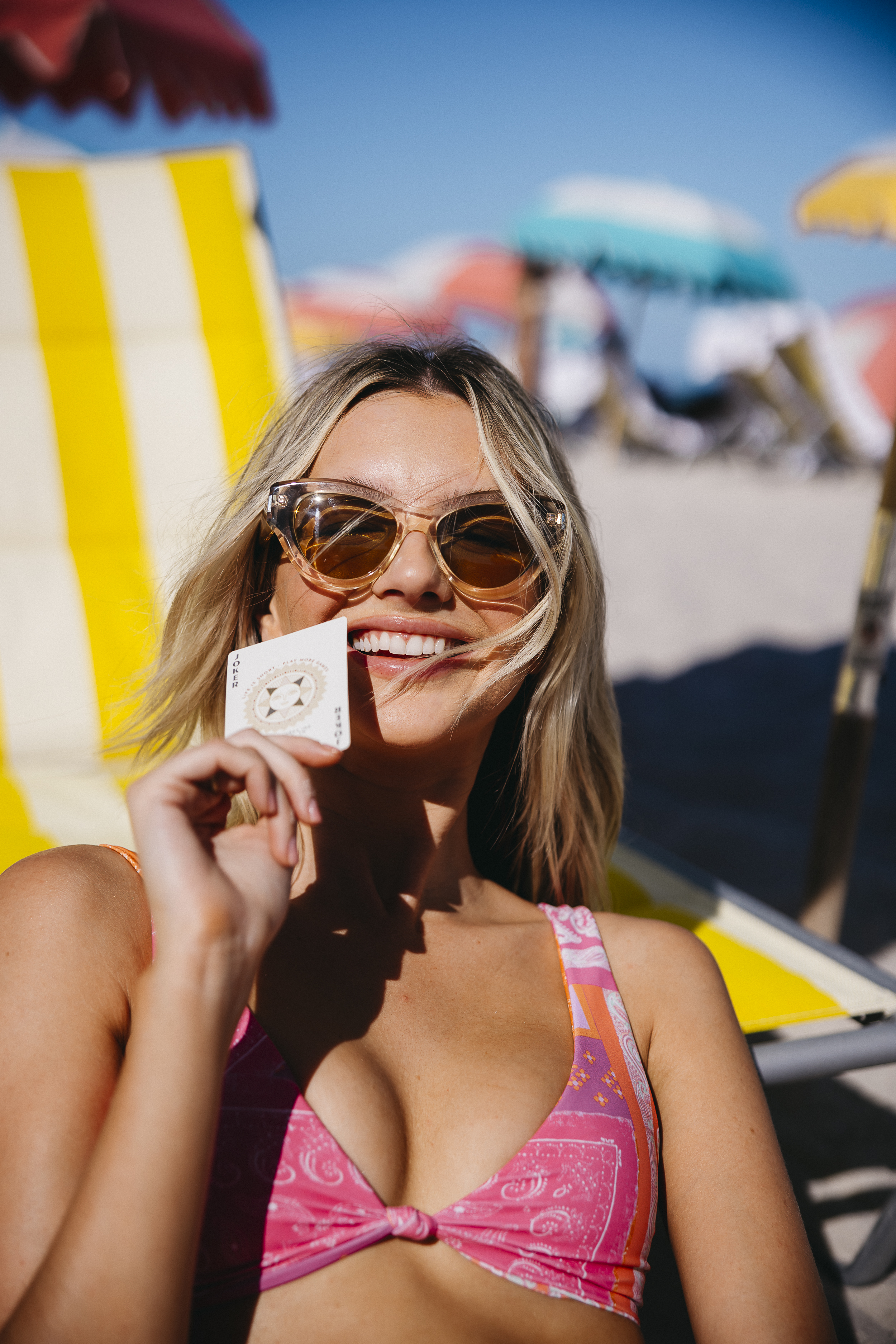 beach, bikini, summer, sunny, waves