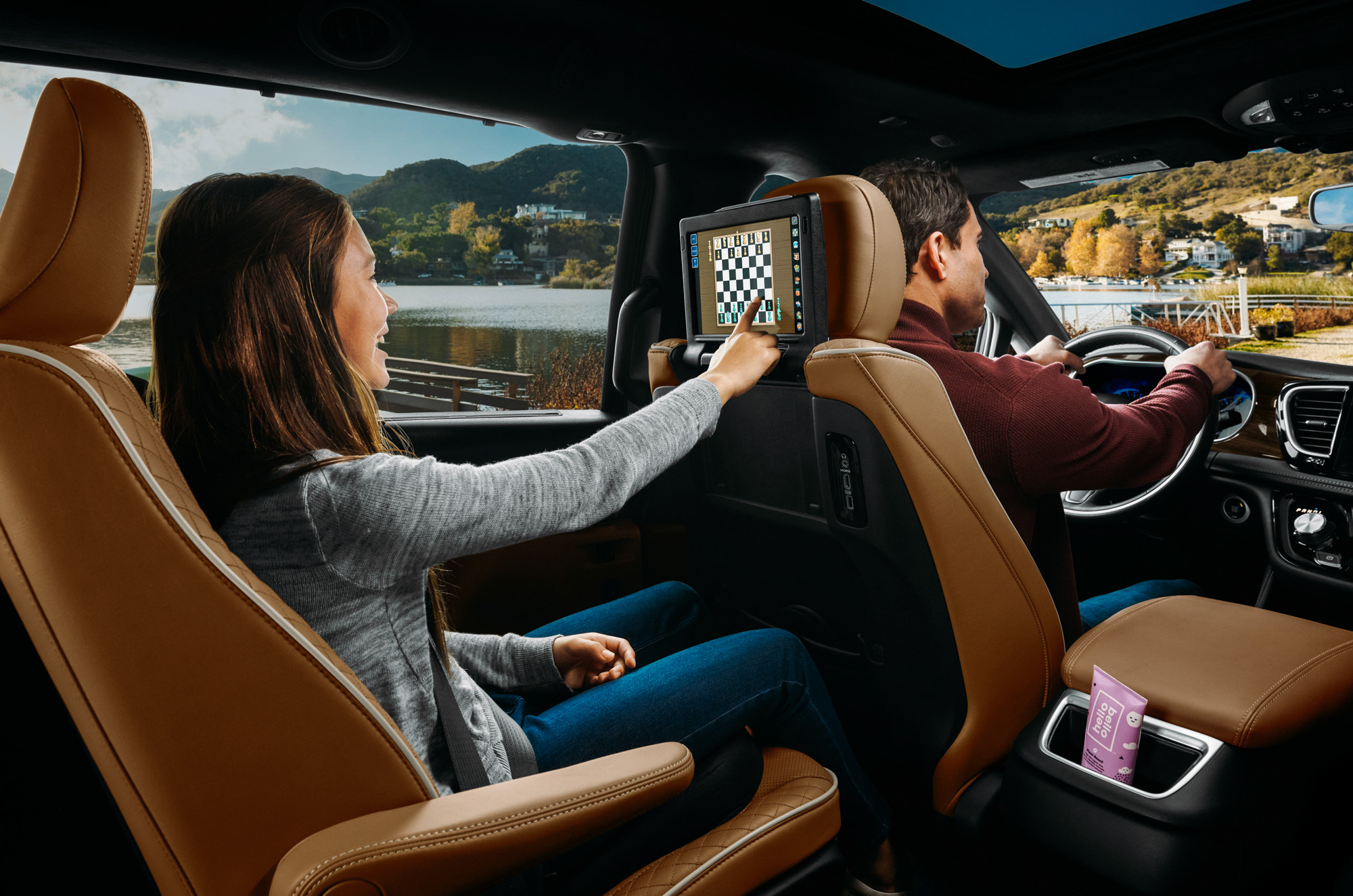 Los Angeles commercial photographer Caleb Kuhl's lifestyle car photography for Chrysler Pacifica