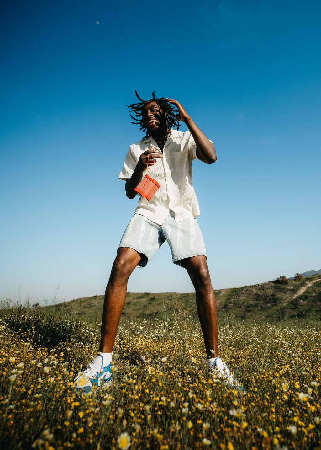 Los angeles photographer and director alexa miller captures friends making memories amongst the california wildflowers
