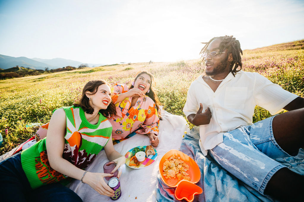 Los angeles photographer and director alexa miller captures friends making memories amongst the california wildflowers