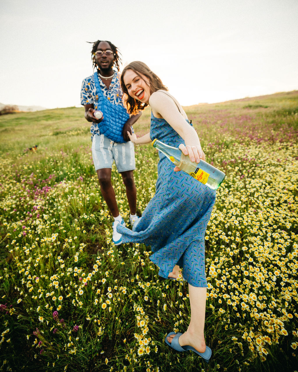 Los angeles photographer and director alexa miller captures friends making memories amongst the california wildflowers