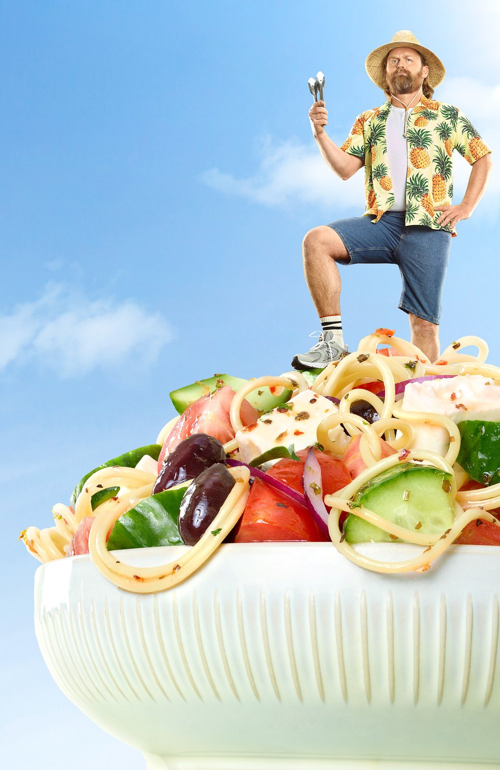 CGI artists and retouchers electric art create a creative campaign of fridge freestylers for praise dressings